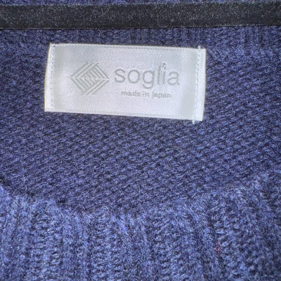 Soglia "Made in Japan" Landnoah British Wool Crewneck Sweater (JPN XL/US L) - Picture 8 of 10